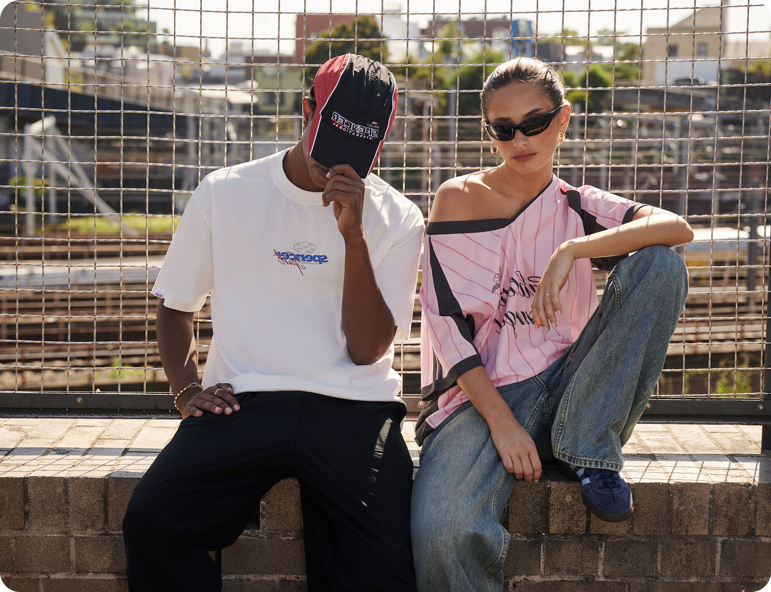 women and man with general pants clothing