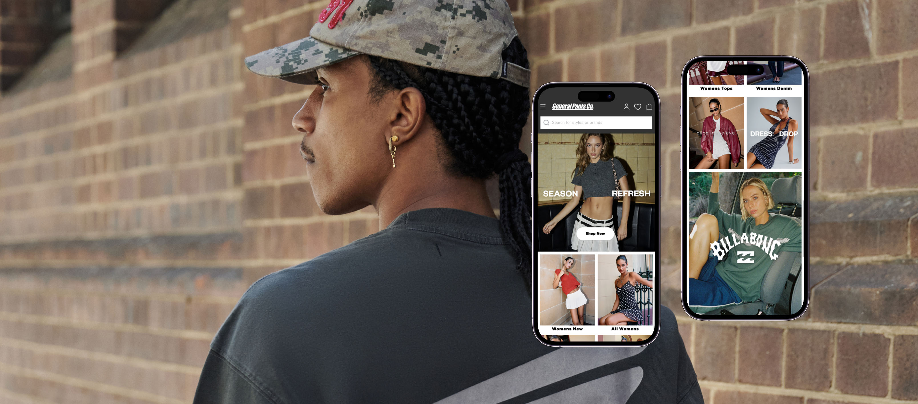 General Pants Shopify Plus eCommerce clothing store mobile view