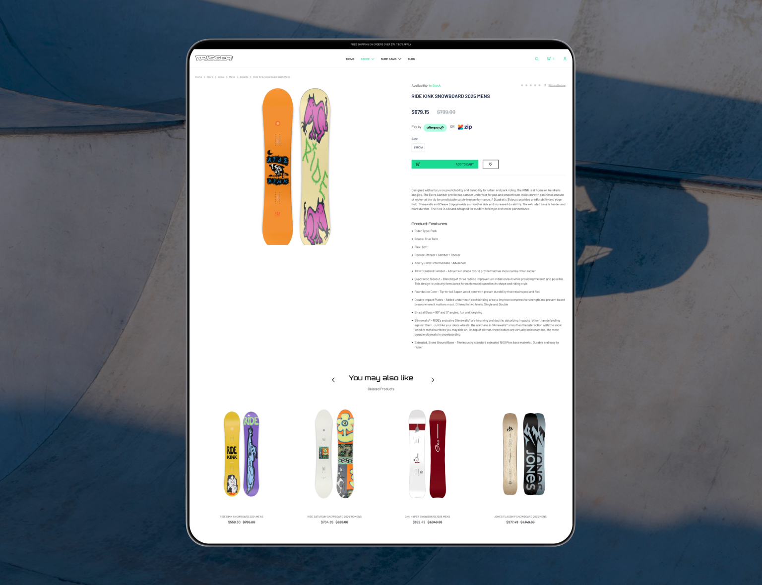 best product description page from thinklab to trigger brothers